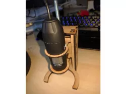 Laser-cut microscope