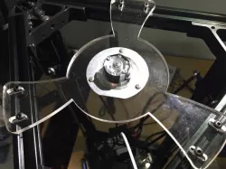 Micromake Delta Printer lasercut Spool Mount