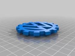 mK3 Golf Rear Badge Cog Style