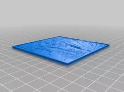 My Customized Lithophane (parametrized length and thickness)