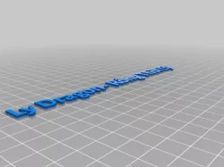 My Customized Multiline Tag or Keychain
