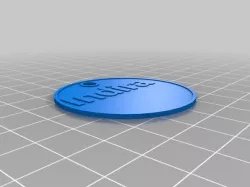 My Customized Round Dog Tag