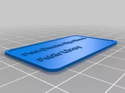 PCRB Lib card