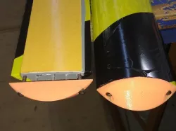 R/C car track curbs
