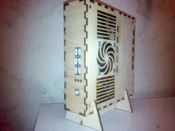 Thin mini ITX plywood case