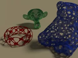 Voronoi Bear & Voronoi Ring