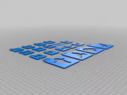 Wave 13 X-wing Imperial ship tile dividers