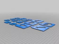 Wave 13 X-wing Scum & Villainy Ship Tile Dividers