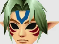 Zelda Link fierce deity mask