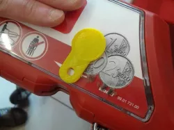 1€ shopping cart - Moneda 1€ carro compra