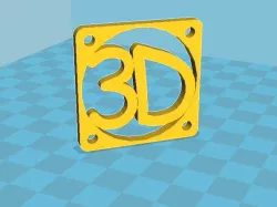 3D 40mm Fan Grill