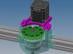 3Drag Central belt z-axis with trapezoidal leadscrew