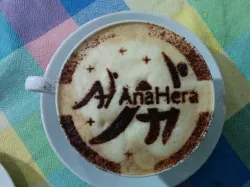 Anahera is started successifully! this cappuccino stancil is a free gift for a Network that will change people's life :D