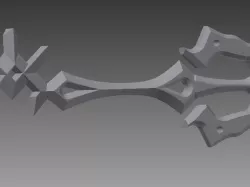 Aqua's Rainfell Keyblade