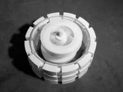 Atomic Spin Top and Reactor Core Spin Station