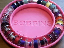 Bobbin holder with base