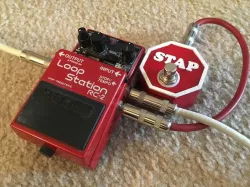 Boss RC-2 Loop Station "Stap" Box Enclosure (Stop / Tap Tempo)