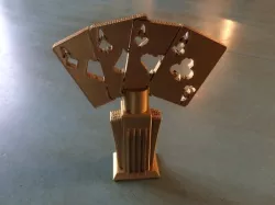 Card or Poker Trophy