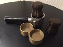 Coffee tamper and coffee grounds remover for DeLonghi ECP