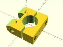Customisable Yagi-uda element holder