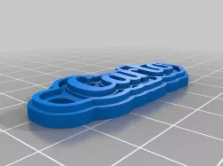 Customized Multiline Tag or Keychain