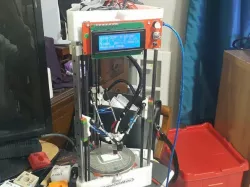 DemonDeltaMicro - Simplest reprap delta frame to date.