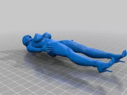 Doll made in makehuman software