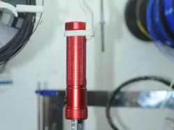 Dual led flashlight swivel hook