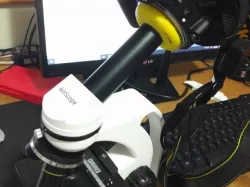 F mount Nikon adapter to microscope