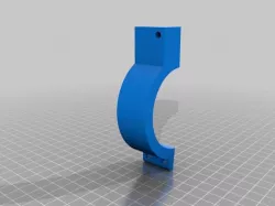 Fence post clamp w/ interchangable hooks
