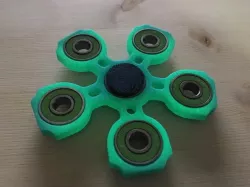 Fidget Hand Quintuple Spinner / Ball Bearing Holder