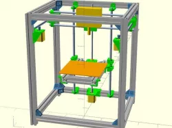 Fully Parametric 3D Printer CoreXY "HyperQbert"