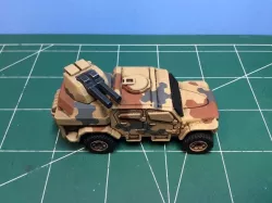 Gun turret for Matchbox MXT toy truck.