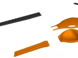Headless Gourd Shaped Pocket Size Ukulele for 200mm Printers