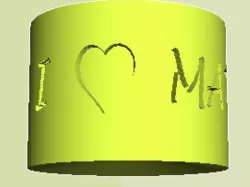 "I ♥ Math" Gift Cylinder