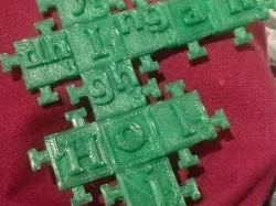 Klingon scrabble tiles (interlocking)