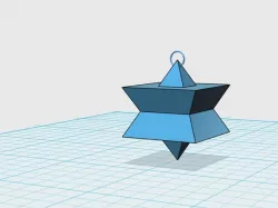 Magen David- David Star 3D keychain