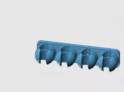 Mini 4x Cable Holder for iPhone & Android