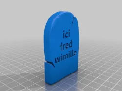 My Customized Head Stone - Grave Stone for Halloween!