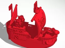 One Piece Anime Pirate Ship