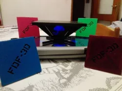 piramide olografica FDF3d