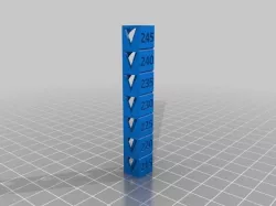 PLA+ Temp Calibration Tower 215*C-245*C