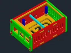 Raspberry Pi 3 + 3.5" touch screen case (printable)