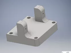 Servo Mounting Bracket -- FITEC FS90R Continuous v1.0