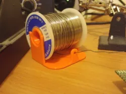 Soldering wire holder