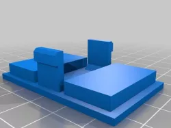 Steel Tube Caps, 1 x 2 x 16GA