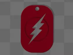 The Flash Keychain/Dogtag