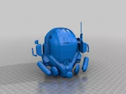 TitanFall MCOR Helmet V2 Remeshed