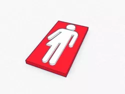 Transgender Person Logo Sign