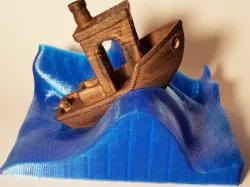 Wave stand for the #3DBenchy - The jolly 3D printing torture-test
